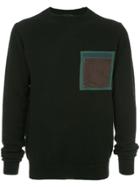 Kolor Square Chest Pocket Sweater - Blue
