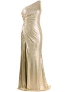 Blanca One-shoulder Gown - Gold