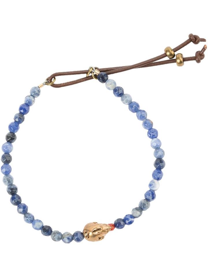 Catherine Michiels Beaded Bracelet, Women's, Yellow/orange, Pearls