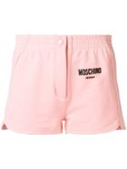 Moschino Logo Sweat Shorts - Pink