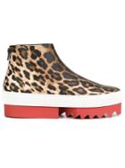 Givenchy Platform Leopard Print Sneakers