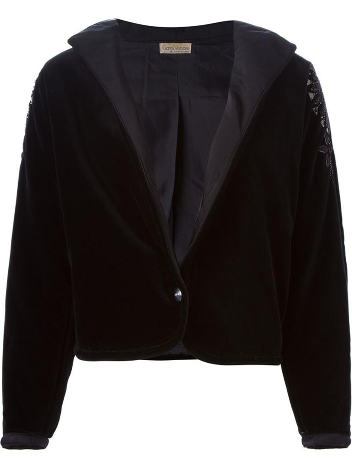 Versace Vintage Oversized Jacket - Black