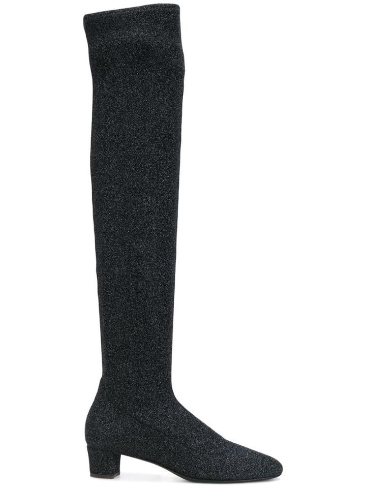 Giuseppe Zanotti Pretty Glitter Sock Boots - Black