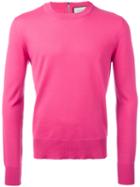 Gucci Crew Neck Sweater, Men's, Size: Medium, Pink/purple, Wool/acrylic