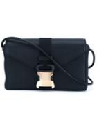 Christopher Kane Safety Buckle Shoulder Bag, Women's, Black, Leather/spandex/elastane/metal Other