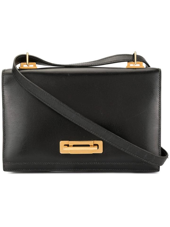 Hermès Vintage Logos Shoulder Bag - Black