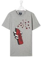 Woolrich Kids Teen Graffiti Can T-shirt - Grey