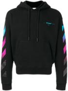 Off-white Gradient Stripe Hoodie - Black