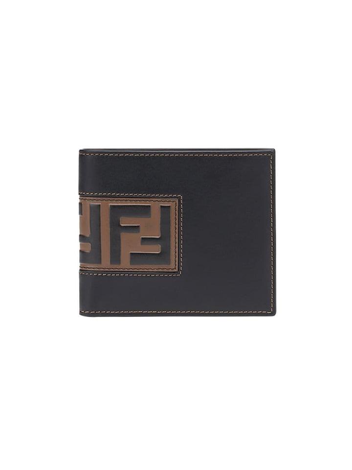Fendi Double F Logo Bifold Wallet - Black