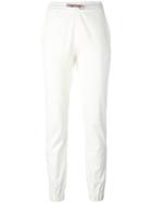 Moncler Gamme Rouge Front Lace-up Pants, Women's, Size: 38, Nude/neutrals, Cotton