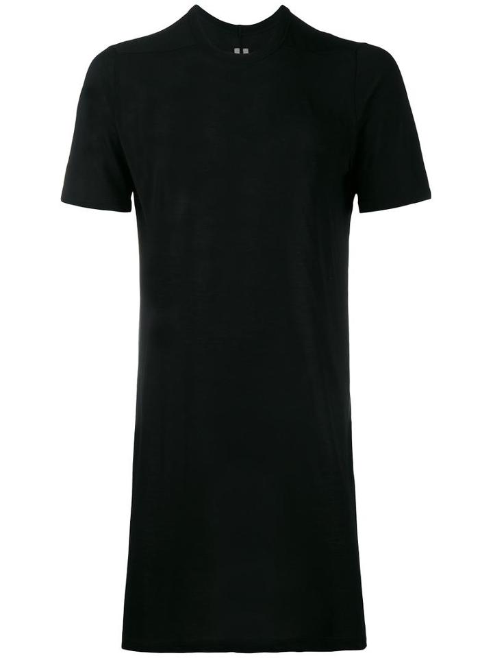 Rick Owens Long T-shirt, Men's, Size: Xs, Black, Viscose/silk