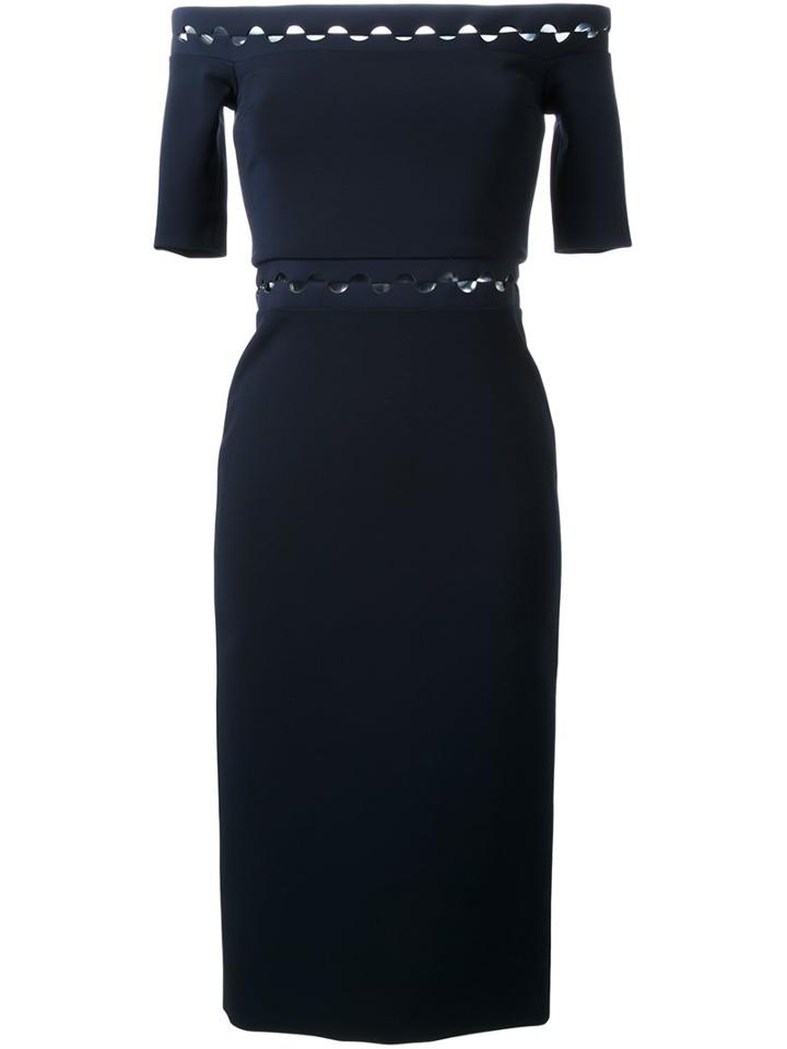 Dion Lee 'eclipse' Off The Shoulder Dress