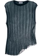 Christian Wijnants Kaiso Pleated Top - Blue