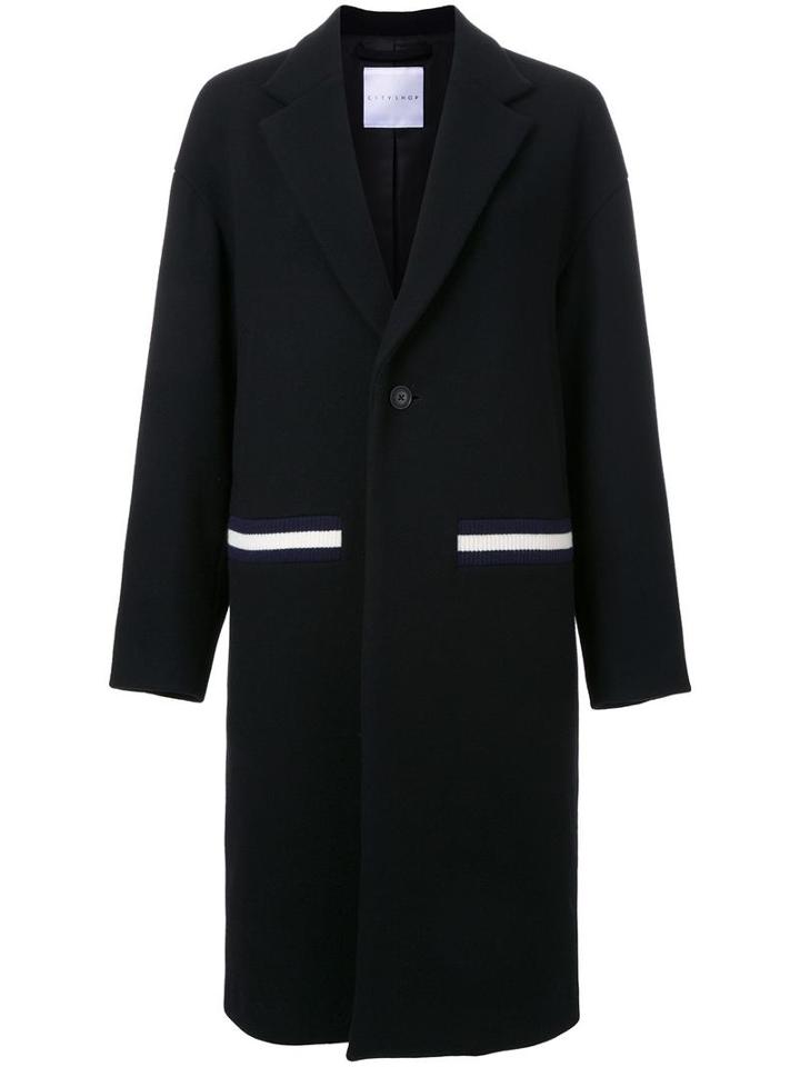 Cityshop 'award Chesterfield' Coat, Women's, Black, Wool/nylon