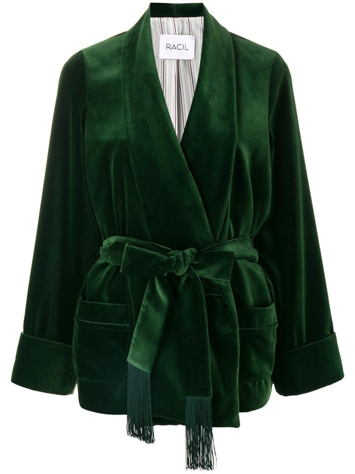 Racil Derby Wrapped Jacket - Green