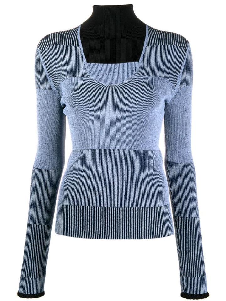 Ssheena Cut-out Detail Knit Top - Black