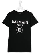 Balmain Kids Graphic T-shirt - Black