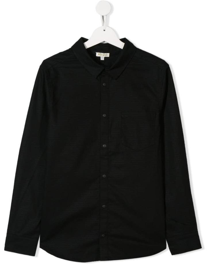 Kenzo Kids Dragon Detail Shirt - Black