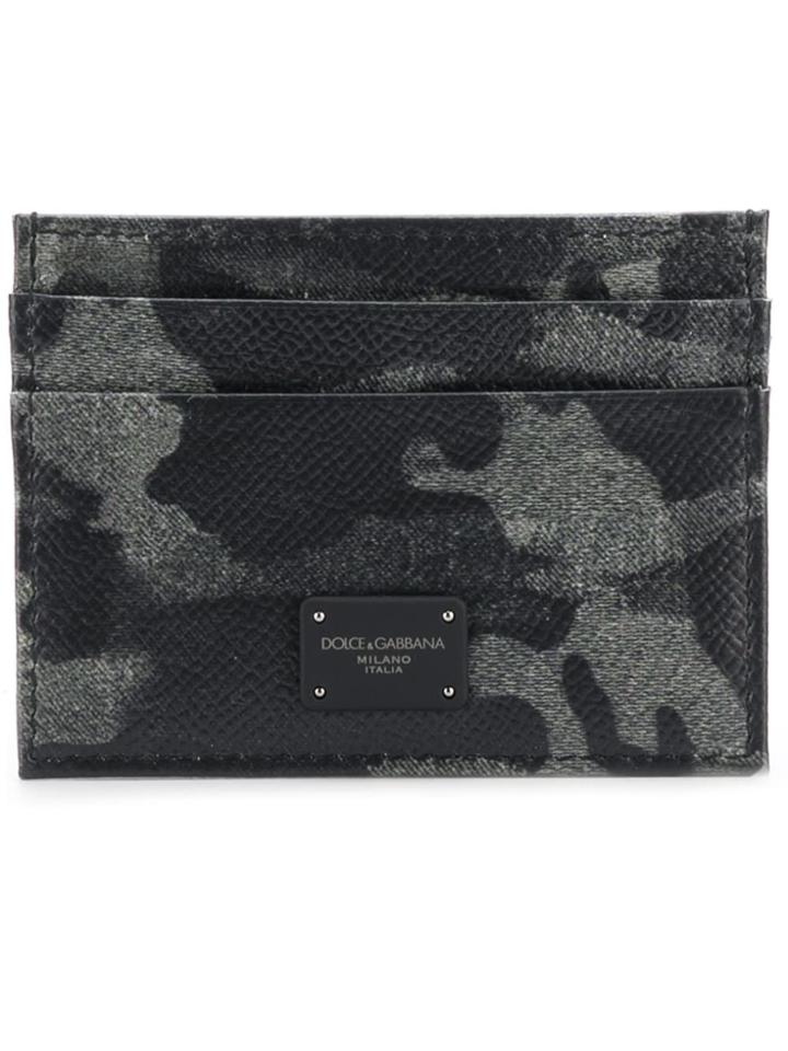Dolce & Gabbana Camouflage Cardholder - Grey