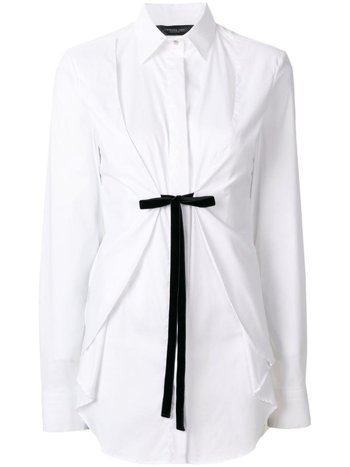 Federica Tosi Tie Front Shirt - White