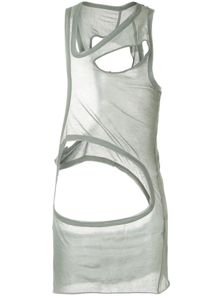 Rick Owens Membrane Iii Top - Green