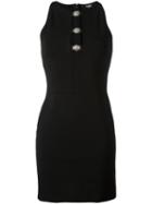 Versus Cut-out Mini Dress, Women's, Size: 40, Black, Viscose/polyamide/spandex/elastane
