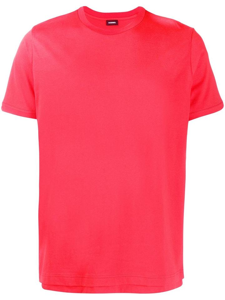 Diesel Double Hem T-shirt - Red