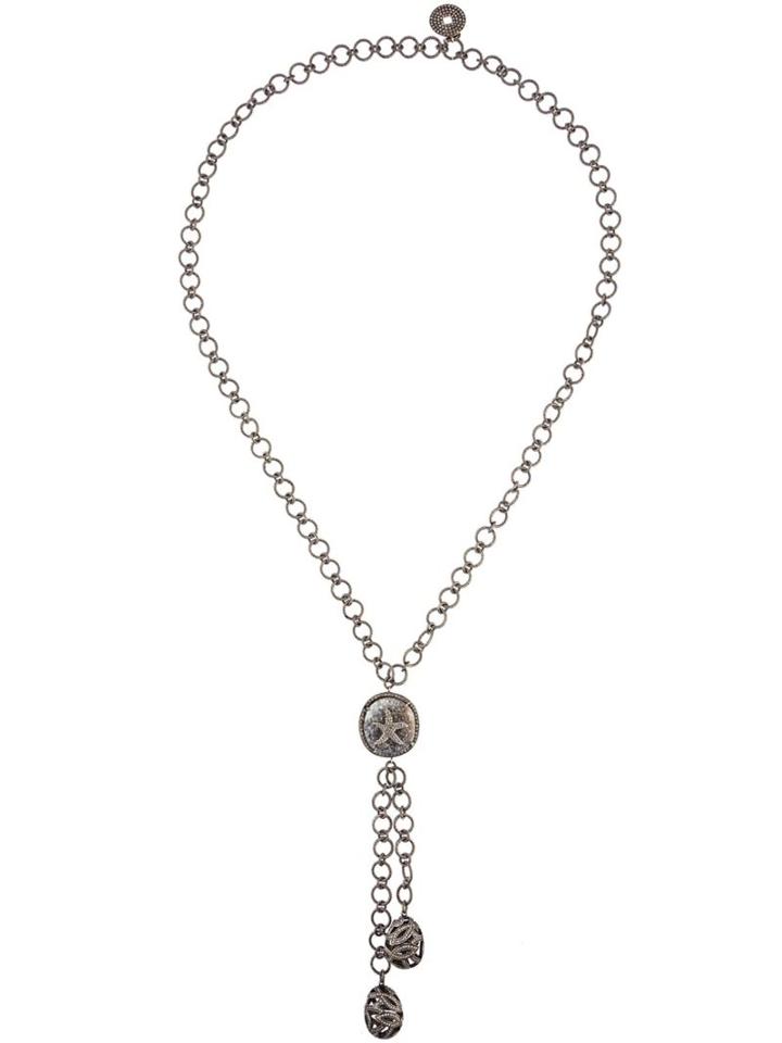 Carole Shashona 'starfish' Diamond Lariat Necklace, Women's, Metallic