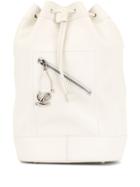 Loewe Pre-owned Logo Bucket Bag - White