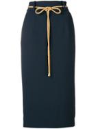 Roksanda Belted Pencil Skirt - Blue