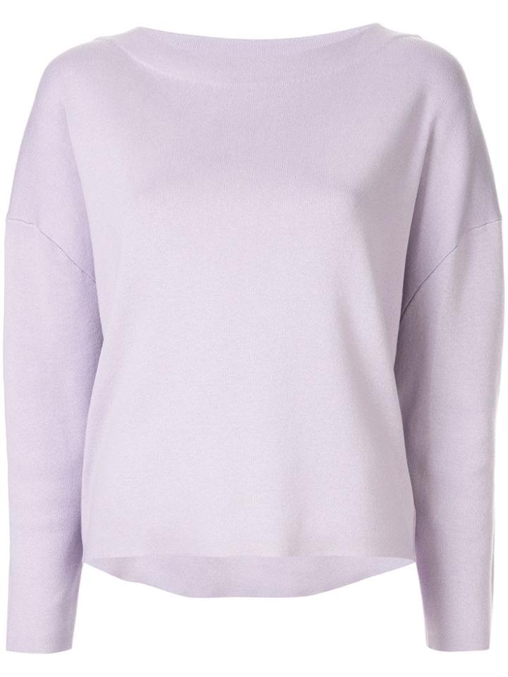 Ballsey Loose Fit Jumper - Purple