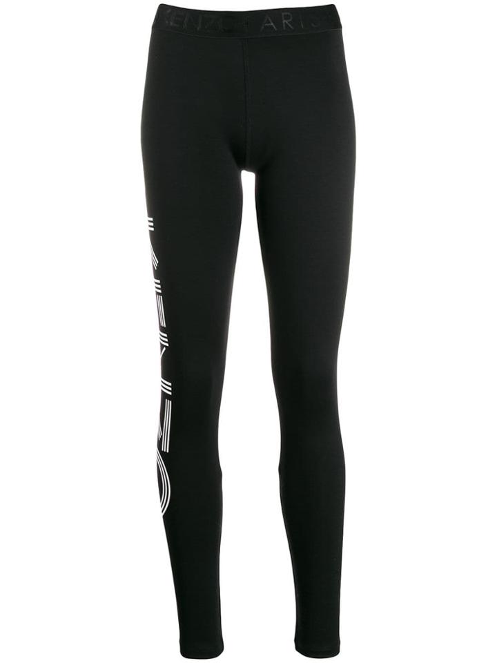 Kenzo Sport Logo Leggings - Black