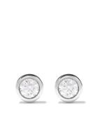 De Beers 18kt White Gold My First De Beers One Diamond Stud Earrings -