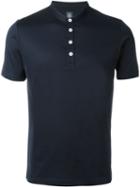 Eleventy Button Down T-shirt, Men's, Size: Xl, Blue, Cotton