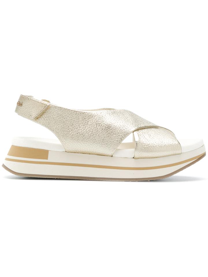 Manuel Barceló Park Avenue Sandals - Metallic