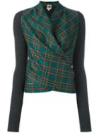 I'm Isola Marras Wrap Jumper, Women's, Size: 42, Green, Virgin Wool
