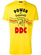 Dsquared2 - Logo T-shirt - Men - Cotton - M, Yellow/orange, Cotton
