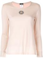 Chanel Pre-owned Chanel Corsage Motif Long Sleeve Tops Shirts - Pink