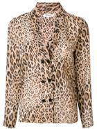 Frame Denim Animal Print Blouse - Neutrals