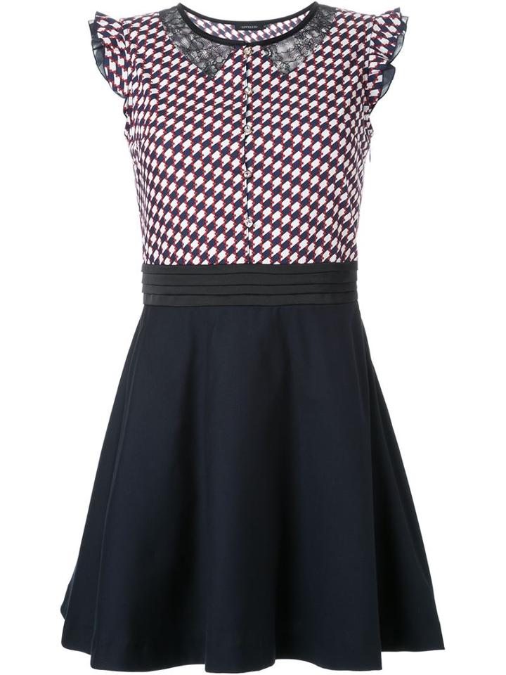 Loveless Printed Top Flared Dress