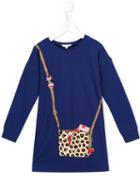Little Marc Jacobs Graphic Print Dress, Girl's, Size: 8 Yrs, Blue