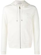 Versace Collection Zipped Hoodie - White