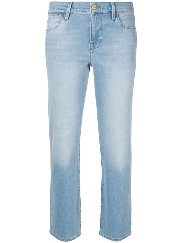 Frame Faded Slim Jeans - Blue