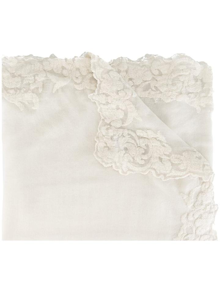 Faliero Sarti 'volta' Scarf, Women's, Nude/neutrals, Silk/wool