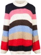 Ganni Striped Sweater - Multicolour