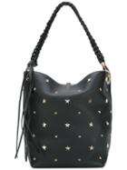 Red Valentino - Star Stud Tote - Women - Calf Leather - One Size, Women's, Black, Calf Leather