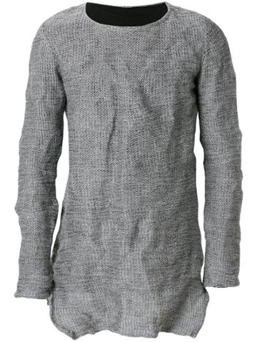 Olubiyi Thomas Steel Creased Sweater - Grey