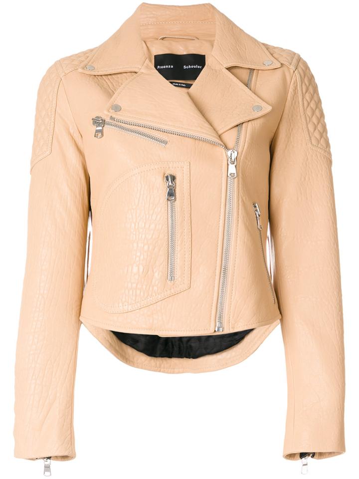 Proenza Schouler Motorcycle Jacket - Nude & Neutrals