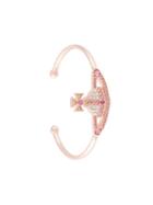 Vivienne Westwood Crystal-embellished Bracelet, Women's, Pink/purple