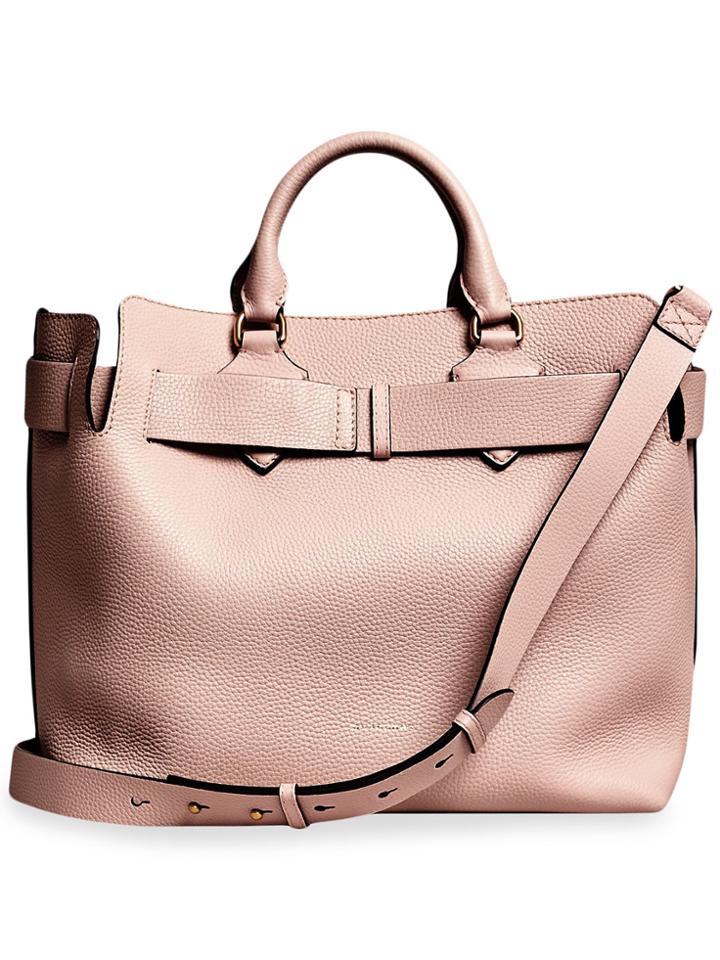 Burberry The Medium Leather Belt Bag - Pink & Purple